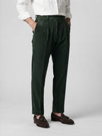 The Ashcombe Cord Pleat in Green