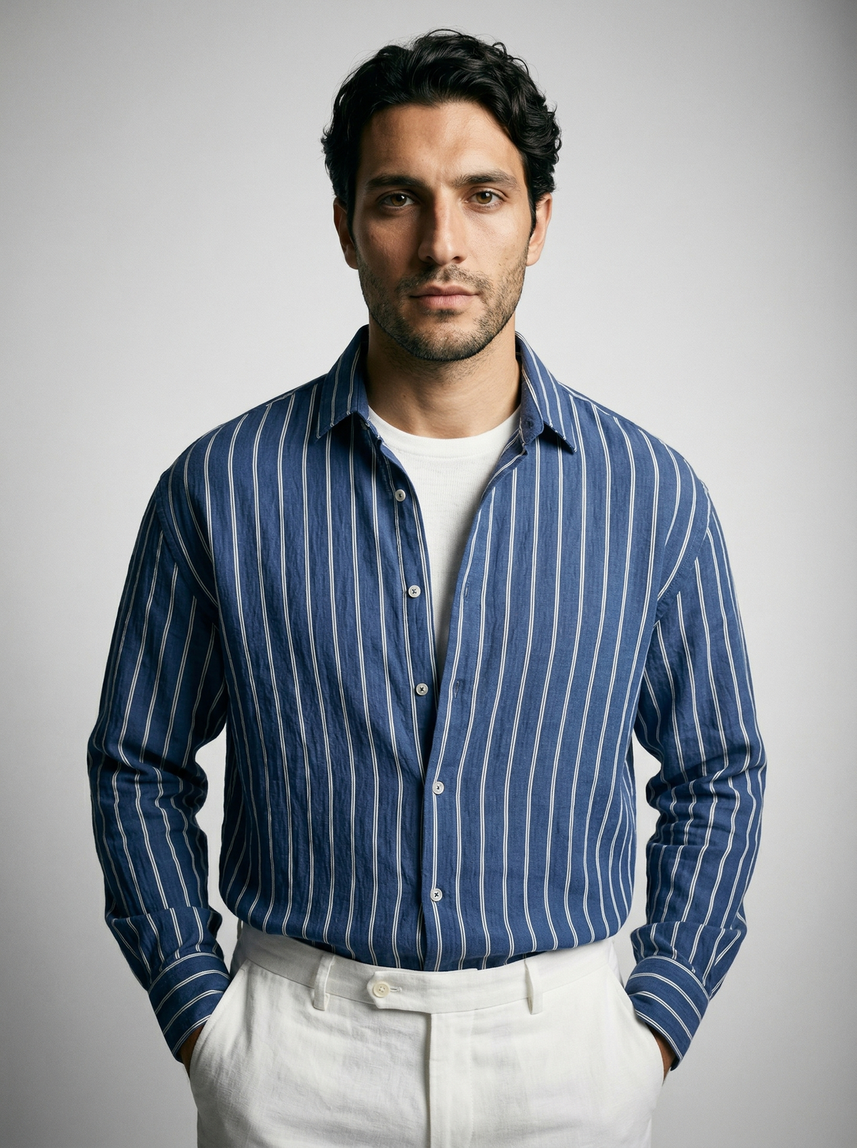 Blue Stripe / S, Blue Stripe / M, Blue Stripe / L, Blue Stripe / XL, Blue Stripe / 2XL,