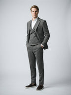 The Barrowden Three Piece Suit in Gray