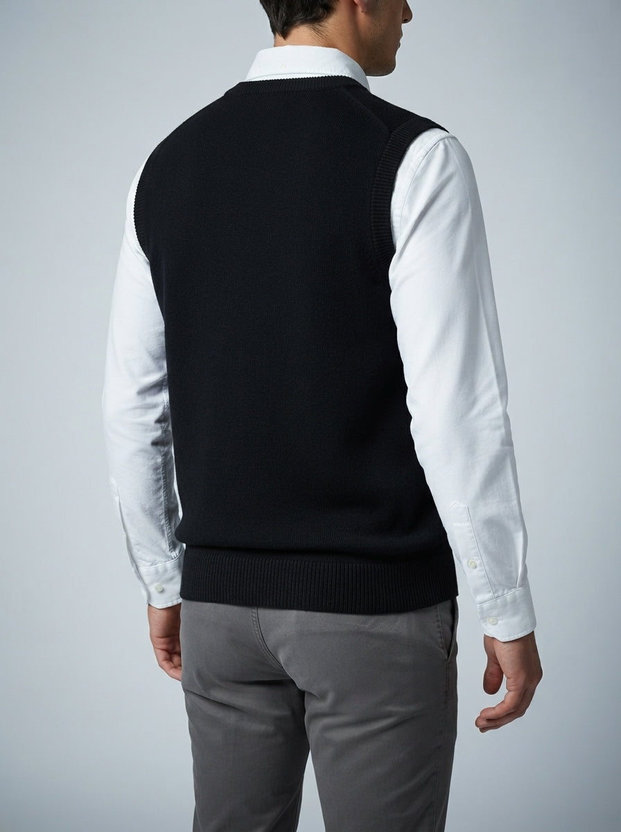 The Balfour Argyle Vest in Blue