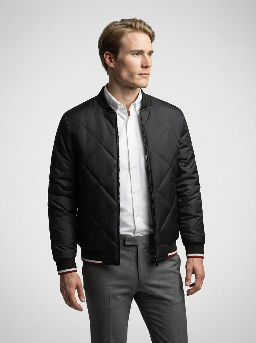 The Cranmere Aviator Quilt in Black