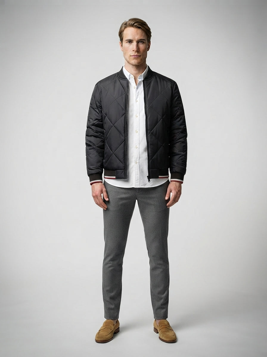The Cranmere Aviator Quilt in Black