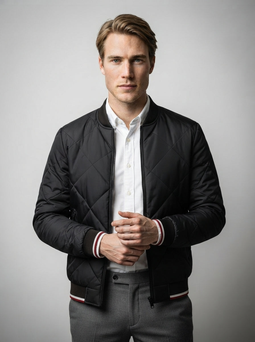 The Cranmere Aviator Quilt in Black