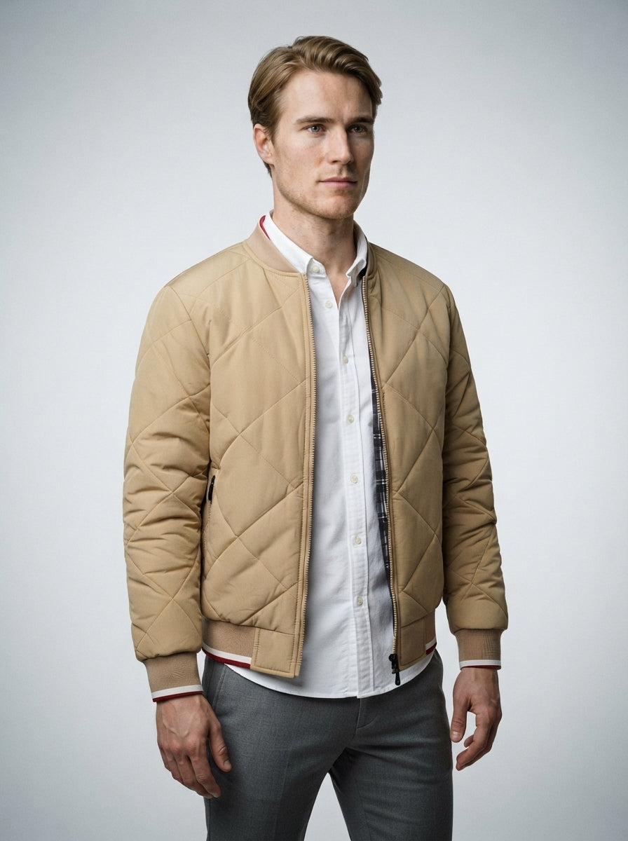 The Cranmere Aviator Quilt in Tan