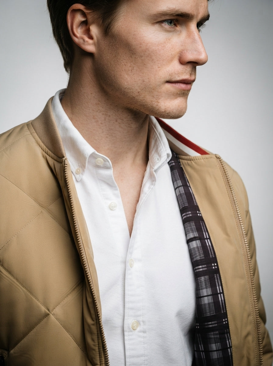 The Cranmere Aviator Quilt in Tan