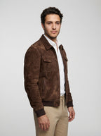 The Kirkstall Bomber Jacket in Brown