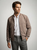 The Marchmont Zip Bomber in Brown