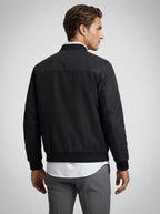 The Marchmont Zip Bomber in Black