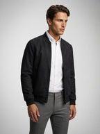 The Marchmont Zip Bomber in Black