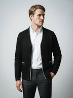 The Radleigh Button Cardigan in Black