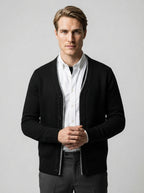 The Radleigh Button Cardigan in Black