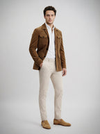 The Wrenbury Corduroy Jacket in Tan