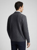 The Grasmere Zip Cardigan in Charcoal
