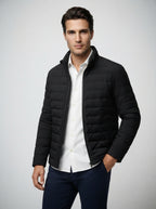 The Farleigh Zip Blouson in Black