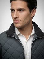 The Ardenne Diamond Quilt in Gray