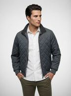 The Ardenne Diamond Quilt in Gray