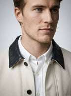 The Ellerby Contrast Jacket in Cream