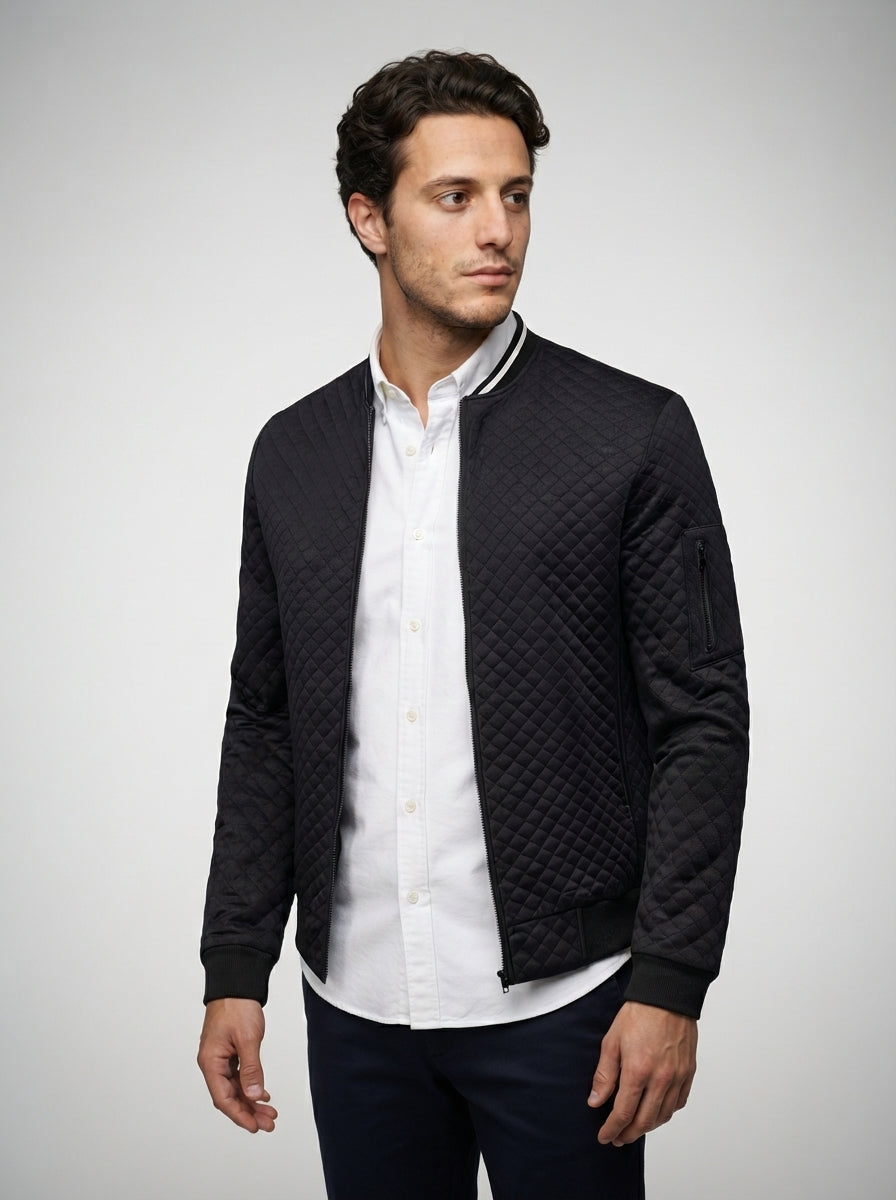 The Kelmscott Tipped Bomber in Black