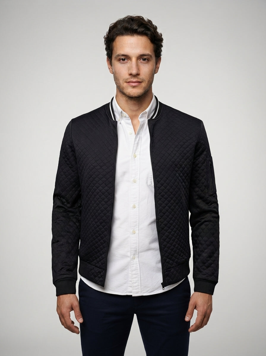 The Kelmscott Tipped Bomber in Black