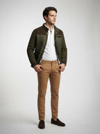 The Wraysbury Corduroy Quilt in Green
