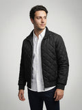 The Kelsale Diamond Quilt in Black