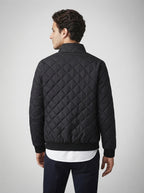 The Kelsale Diamond Quilt in Black