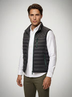 The Ferrand Padded Gilet in Black