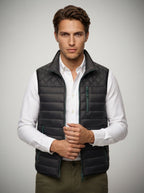 The Ferrand Padded Gilet in Black