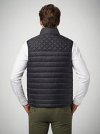 The Ferrand Padded Gilet in Black