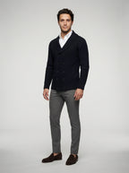 The Wexford Shawl Cardigan in Navy