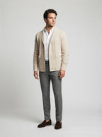 The Wexford Shawl Cardigan in Cream