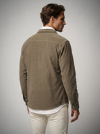 The Marchmont Cord Overshirt in Khaki