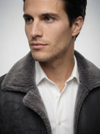 The Kirkwall Aviator Jacket in Gray