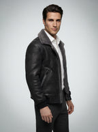 The Kirkwall Aviator Jacket in Gray
