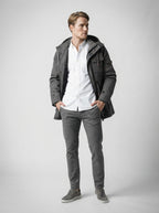 The Ryburn Fleece Field Jacket in Grey