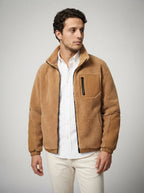 The Ambleside Fleece Jacket in Tan