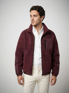 The Ambleside Fleece Jacket in Burgundy