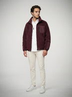 The Ambleside Fleece Jacket in Burgundy