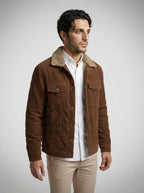 The Wentworth Cord Trucker in Brown