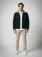 The Wentworth Cord Trucker in Black
