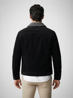 The Wentworth Cord Trucker in Black