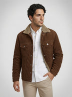 The Wentworth Cord Trucker in Brown