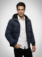 The Rothbury Hooded Puffer in Navy