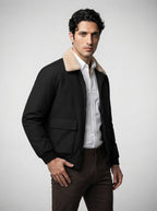 The Ashbourne Flight Jacket in Black