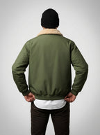 The Ashbourne Flight Jacket in Olive