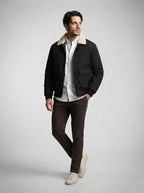 The Ashbourne Flight Jacket in Black
