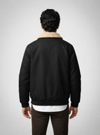 The Ashbourne Flight Jacket in Black