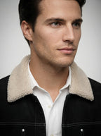 The Berwick Lined Trucker in Black