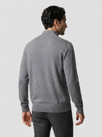 The Ferndale Mock Neck Zip in Gray