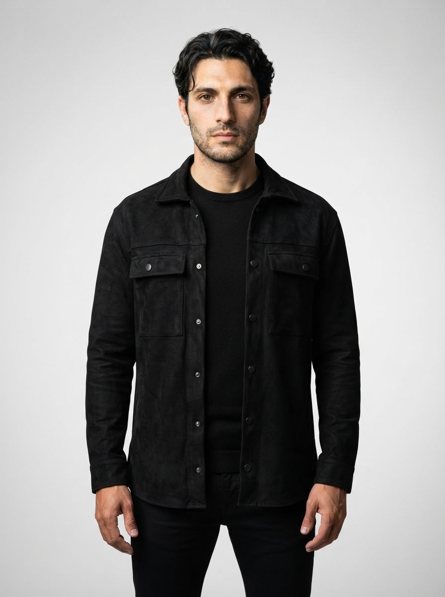 The Barrowdale Overshirt in Black